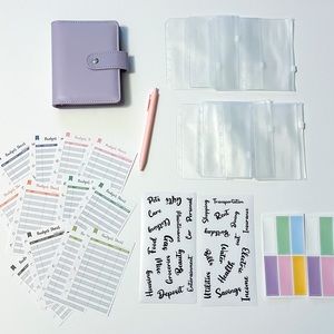 Budget binder with Zipper cash envelopes A7 Budget binder Savings